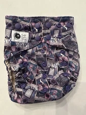 Twisted Mystic Tushies Cloth Diapers FS Set Of 5 New. Reading And Flowers