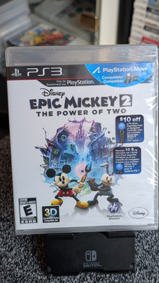 Epic Mickey 2: The Power Of Two Sony PlayStation 3 PS3 Game Brand New Sealed