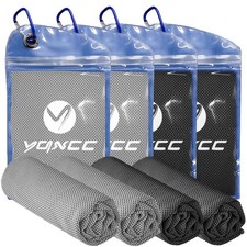 Cooling Towels 4 Pack 40"x12" Cool for Neck Microfiber Soft Breathable ...