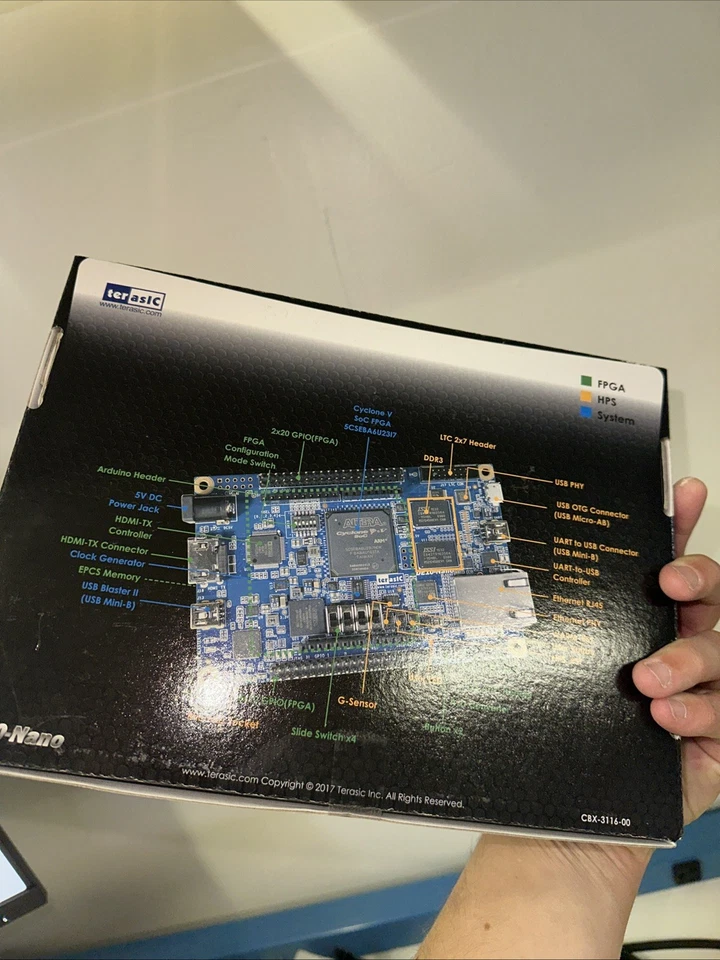Kit de desarrollo Intel terasIC DE10-Nano FPGA para MiSTer, etc. Foto 4 de 4