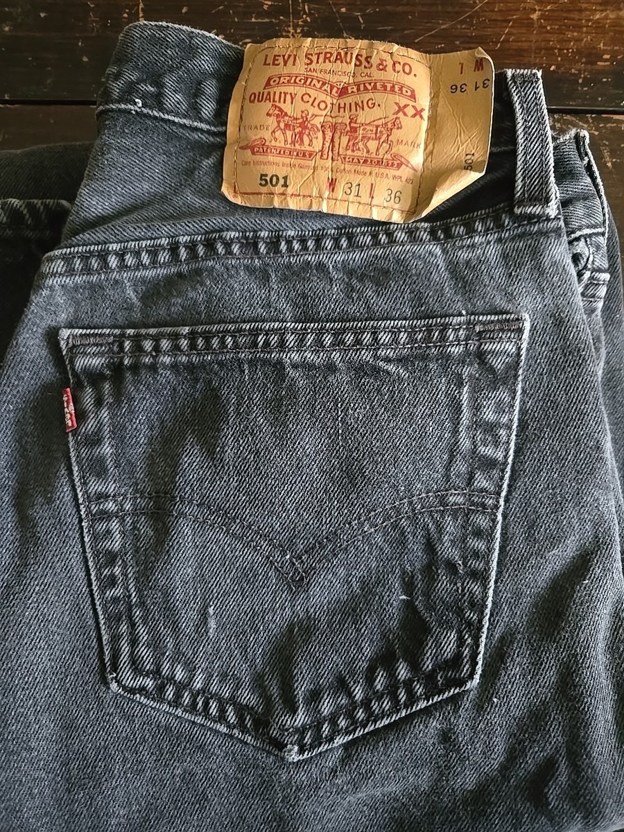 Levis 501 Mens Jeans 31 X 36 Straight Leg | eBay