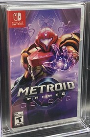 Metroid Prime 4: Beyond CGC 9.8 A+ Perfect Graded Switch New Sealed 1st Print