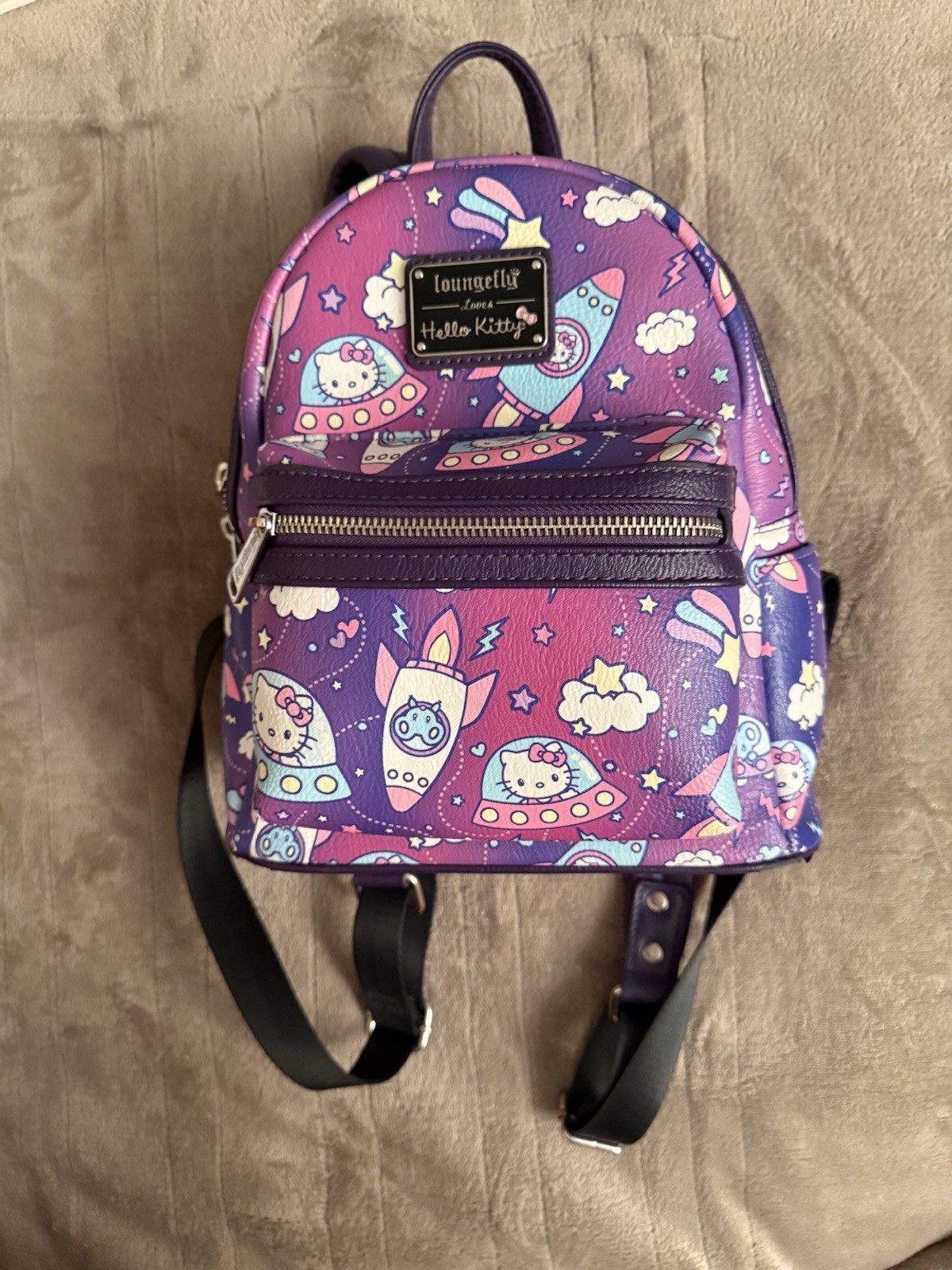 Loungefly Hello Kitty Rocket Mini Backpack Outer … - image 1