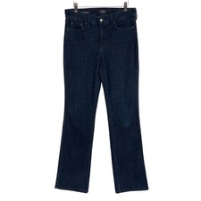 NYDJ Barbara Bootcut Blue Jeans Size 8 Lift Tuck Dark Wash Denim w/Pockets
