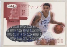 2002 Sage Authentic Auto Red /500 Matt Barnes #A3 Auto 3c7