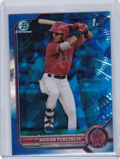 2022 Bowman Chrome Sapphire #BCP-205 Adrian Placencia 1st Bowman Angels
