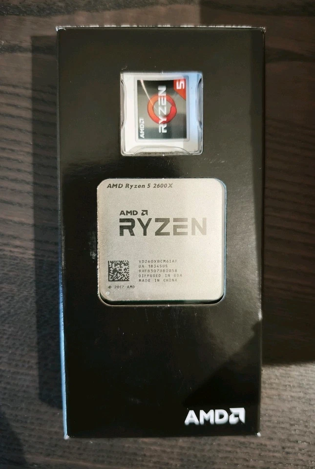 AMD Ryzen 5 2600X 6 Core 3.6GHz Processor with Wraith Cooler - Image 3 of 4