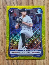 2026 Bowman Chrome Baseball Rookie Canary Mojo Refractor 53 Cam Schlittler 75