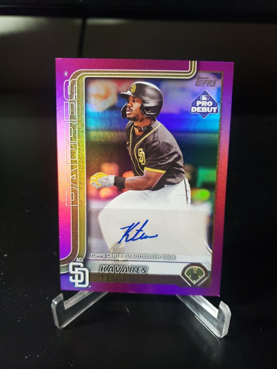Kavares Tears 2025 Topps Pro Debut Fuchsia Foil Auto 110/199. | eBay