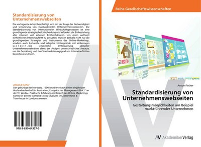 Anton Fischer | Standardisierung von Unternehmenswebseiten | Taschenbuch (2016)