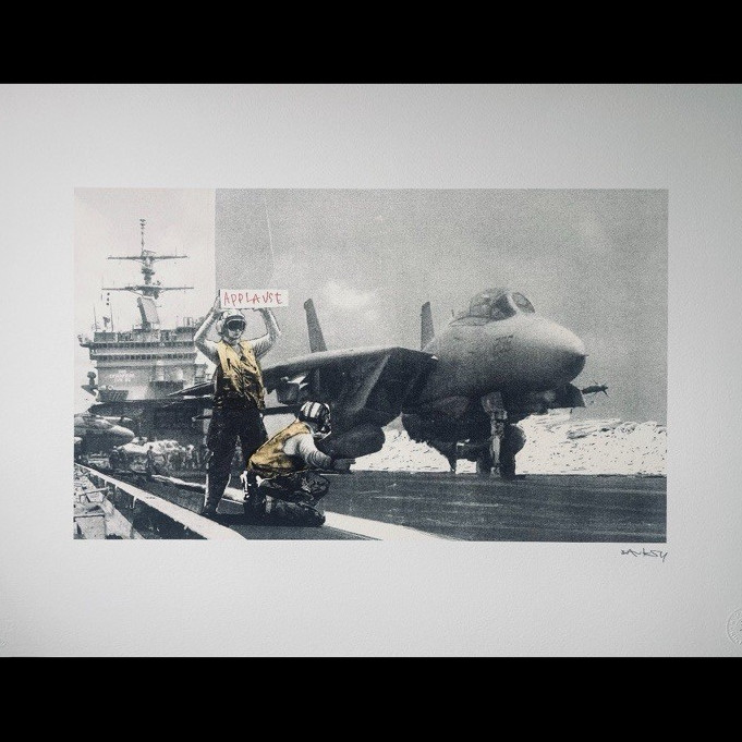 Banksy, Signed lithograph.