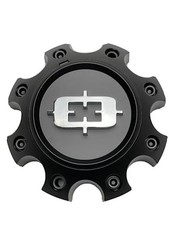 Vision Matte Black 8 Lug Wheel Center Cap C360-8V