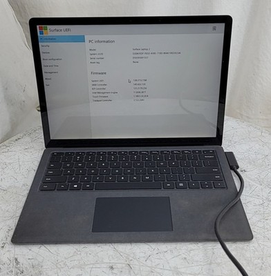 MICROSOFT 1769 Surface Laptop 2 Commercial Core I7-8650U 16GB 512GB SEE NOTES