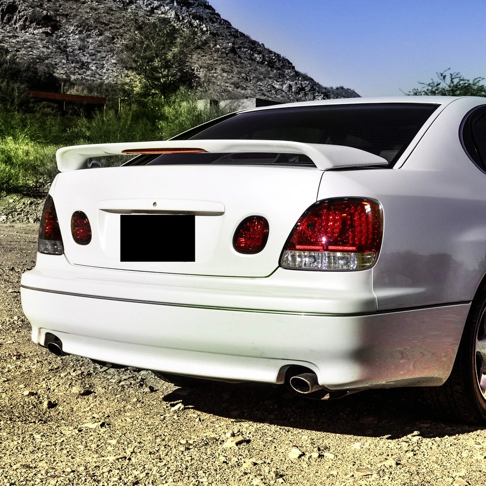 Red/Clear Tail Light Fits 98-05 Lexus GS300 GS400 GS430 LED Rear Trunk Lamp Pair Foto 2 de 4