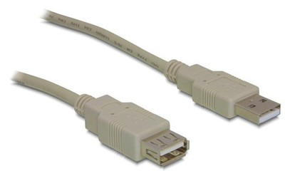 Delock Kabel USB 2.0 Verlängerung A/1, 8m