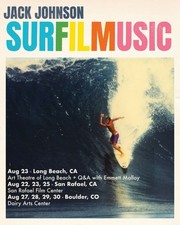 Jack Johnson August 23, 2026 Long Beach CA Tour Poster