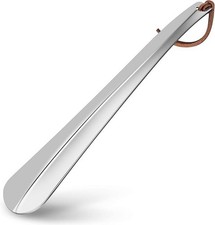 MEJOR Calzador Para Zapatos Leng eta Cuerno 12  Acero Inoxidable Shoe Horn LONG