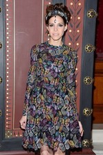 VALENTINO BUTTERFLY LACE LONG SLEEVE BAMBOLINA DRESS IT 38