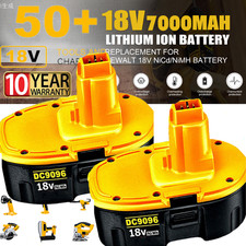 2 PACK 18V Battery For Dewalt 18 VOLT XRP DC9096 DC9098 Ni-MH DC9099 NEW