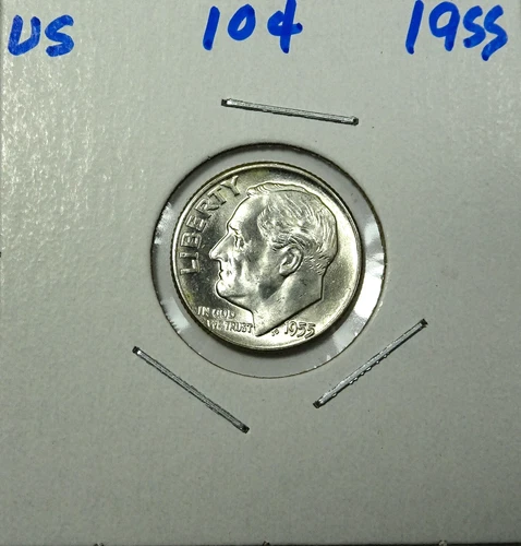 1955 Roosevelt Dime   Choice to Gem Uncirculated