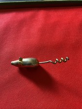 Vintage Brass/Gold Toned Pig Corkscrew