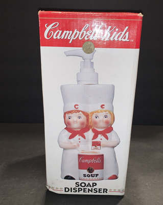 #ad Vintage Campbells Kids Kitchen Hand Soap Dispenser $15.00