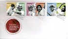 2021 Australian Legends Of Cricket - FDC Gummed stamps
