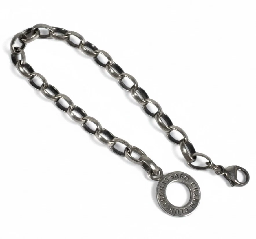 Gioiello Regalo Compleanno San Valentino Thomas Sabo Charm Club Bracciale Da Donna, Argento 925 Quadrifoglio Thomas Sabo Charm