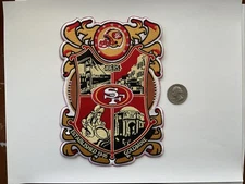 49ers  Embroidered- Iron On Vintage Patch  7” X 5”
