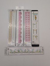 Sizzix Sizzlits Decorative Strip Die Lot Of 5 Misc SEE Pictures