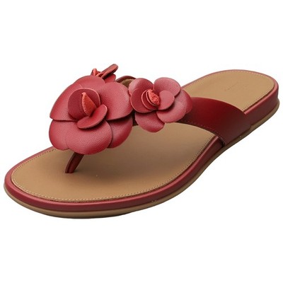 FitFlop Gracie Flower Damen Flip Flops Sandalen Berry