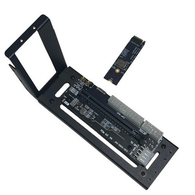 M.2 M-Key to PCIE 4.0X4 External Graphics Card Stand Bracket with Oculink/M.2...