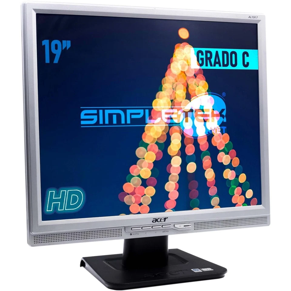 Acer AL1917 Bildschirm Display 19 " 4:3 5:4 VGA Vesa PC Computer Gehäuse DVR - Bild 3 von 4