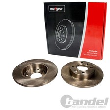 2X MAXGEAR BREMSSCHEBEIBEN 238mm VOLL VORNE PASSEND FÜR DACIA LOGAN SANDERO