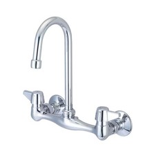 Just Manufacturing JS47TGSA Wall Mount Faucet With Goosneck Spout