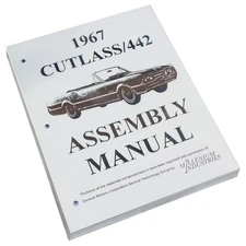 Factory Assembly Manual Instruction Rebuild Book 1967 Oldsmobile Cutlass