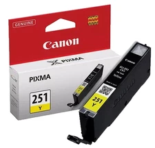 Canon PIXMA 251 Y Yellow Genuine Standard Yield Ink Cartridge