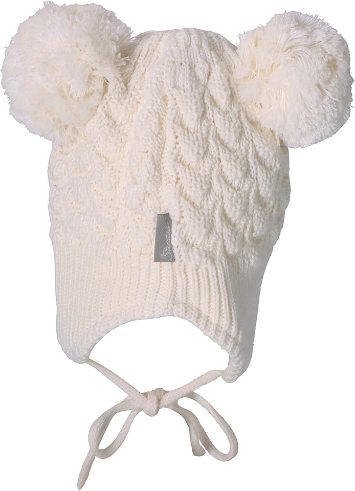 Sterntaler Berretto da Baseball da Bambina in Cotone con Volant Floreali, Castano Chiaro, 49