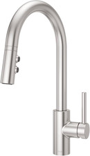 Stellen High Arc Kitchen Faucet with Pull Down Sprayer - Stainless Steel Finish