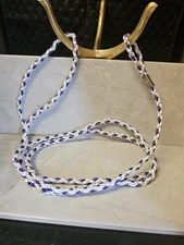 Dog Show Loop End Hand Braided Silk Lead 48 Inches #5