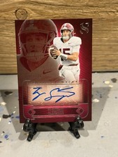 2025 Panini Silhouette Ty Simpson Profile Signatures Auto #’d 107 / 199 Alabama