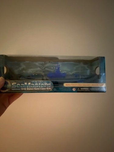 1942 Balao Gato Class Sub Masters Gray Blue Plastic Deep Sea Submarine Playset - Foto 2 di 19
