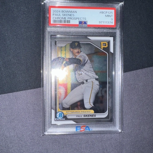 2024 Bowman Paul Skenes Chrome Prospects #BCP-125 PSA 9