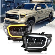 For 2014-2021 Toyota Tundra Led Drl Switchback Turn Signal Projector Headlights