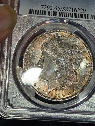 1904 O $1 Morgan Dollar PCGS MS65 Toned