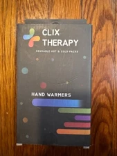 New Green Clix Therapy Reusable Hot & Cold Packs Compress Hand Warmers 4 Pack