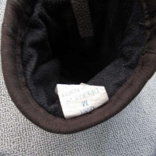 LL Bean Gloves Mens Medium Brown Deerskin Thinsulate Primaloft USA Made Vtg - Picture 6 of 15