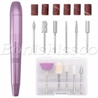 Pro Portable Electric Nail Drill File Kit Pro Manicure Pen Polisher USB Connect