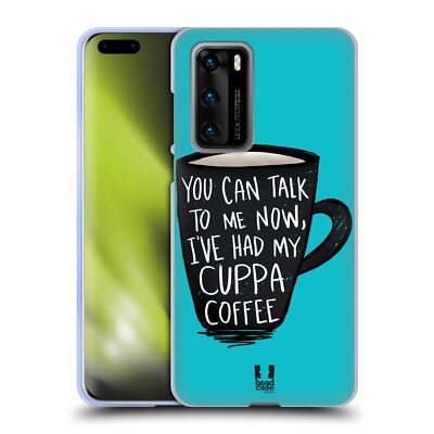 HEAD CASE DESIGNS COFFEE FIX SOFT GEL CASE FOR HUAWEI PHONES 4