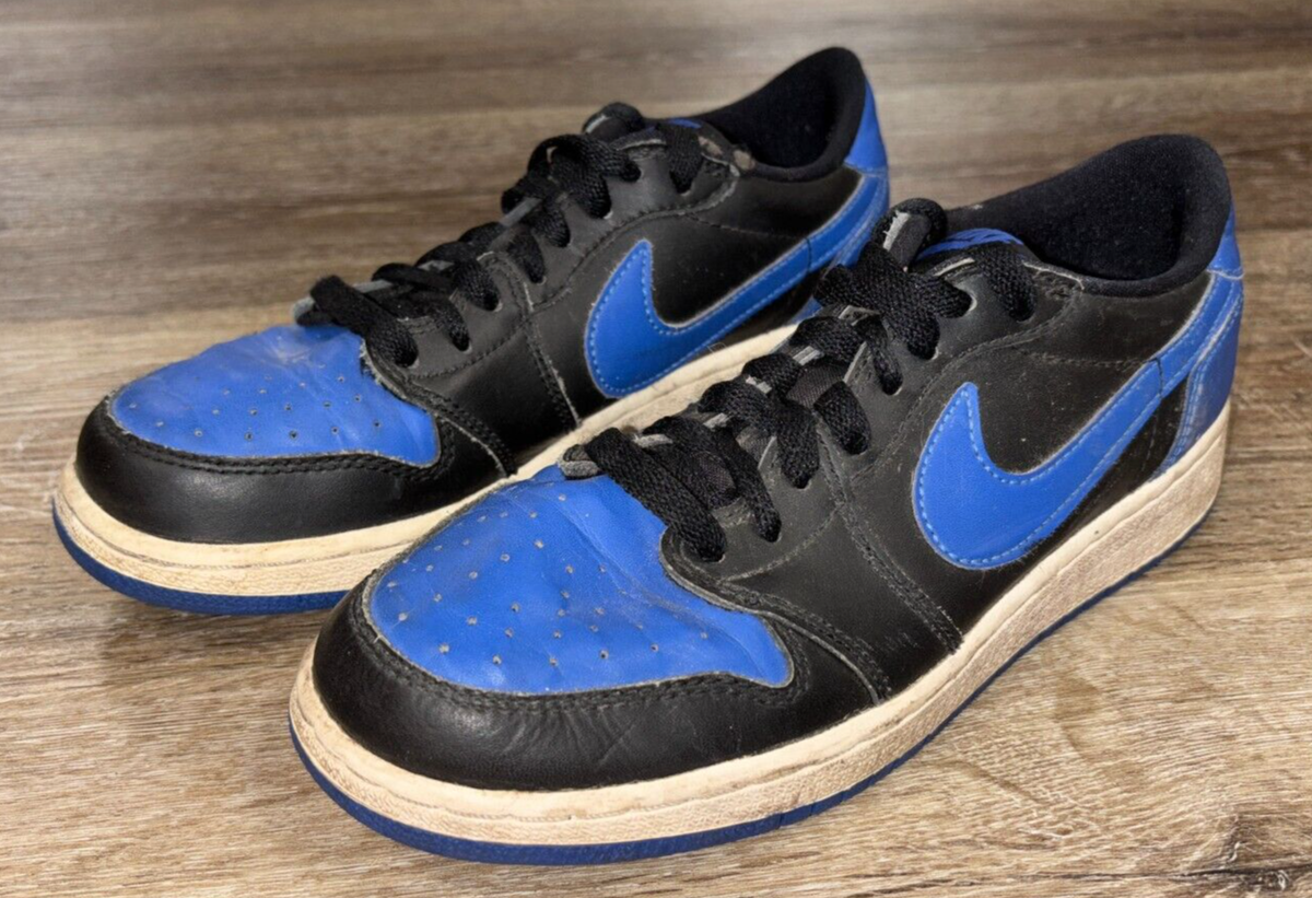 Nike Air Jordan 1 Retro Low OG BG Royal Blue Size 5 Youth